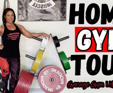 Barbara Lee Home Gym Tour | Home Gym Equipment || Garage Gym Life Media