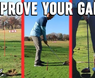 3 Ways To Use Alignment Sticks | Golf Swing Training