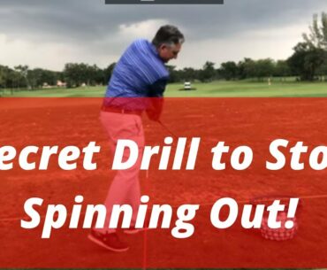 Secret Drill to Stop Spinning! Golf Tips for Greatness! PGA Golf Professional Jess Frank