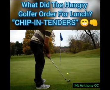 #Golf + Dad Jokes = Awesome Chip In While Tending The Pin (Chip In Tenders)