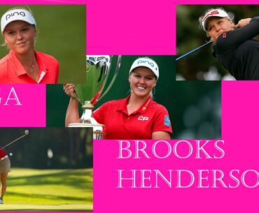 Brooke Henderson slow motion golf swing motivation. #bestgolf #subforgolf #alloverthegolf