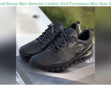 Training Golf Shoes Men Genuine Leather Golf Footwears Men Size 39-45 White Spring Autumn Jogging