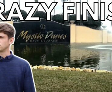 CRAZY FINISH | Mystic Dunes Golf Course Course VLog - Part 1