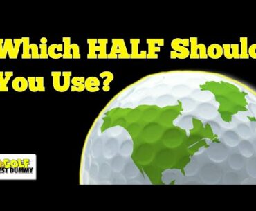 Setup to Different Halves of the Golf Ball - Golf Test Dummy