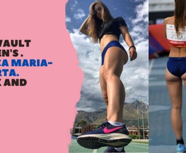 Pole vault women's . Gherca Maria-Roberta. Track and field.