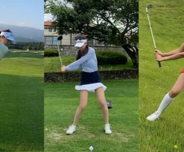 KLPGA angels golf swing. 12 Seo Soo Yeon Pro.