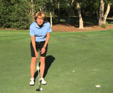 Dawn Mercer golf putting lesson