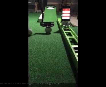 Boomerang Putting BT Trainer, SkyPro Golf App - Putting Mode