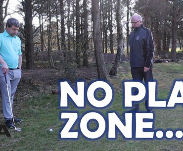 Rules of Golf - No Play Zone