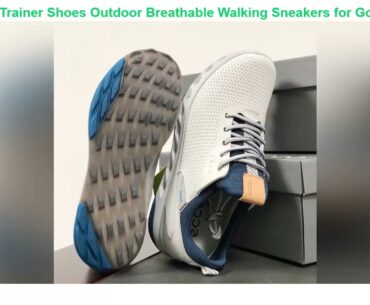 FreeShipping Men Golf Trainer Shoes Outdoor Breathable Walking Sneakers for Golfers Size 39-45 Anti