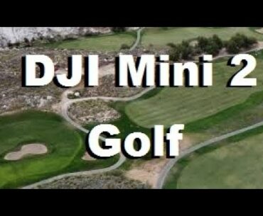 DJI Mini 2   Golf Course Two water hazards one green one blue?