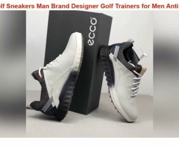 FreeShipping Selling Golf Sneakers Man Brand Designer Golf Trainers for Men Anti Slip Mens Golf Sho