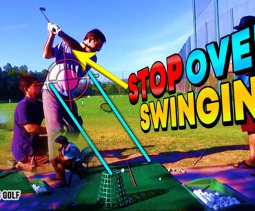STOP OVERPOWERING Your Golf Swing | Gankas Golf Drills