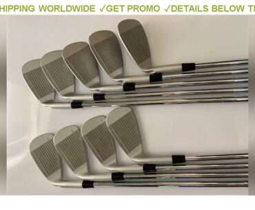 [Promo] $195 TopRATED 410 Irons 410 Golf Iron Set 410 Golf Clubs 4 9SUW(9PCS) R/S/SR Flex Steel/Gra