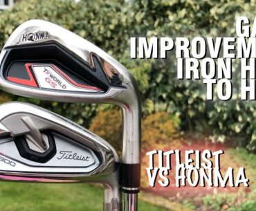 Game improvement irons head to head: Titleist T300 vs Honma GS in the Irons World Cup!