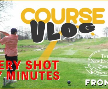 Front 9 @ New England Country Club | EVERY SHOT in 7 MINUTES w/ Shot Tracers | OMADA Course Vlog