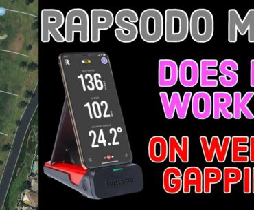 Rapsodo MLM Launch Monitor Wedge Gapping Range VS Net - Practice Balls Matter
