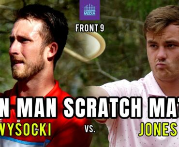 FIRST EVER IRON MAN SCRATCH MATCH | Wysocki vs. Jones | Disc Side of Heaven | Front 9