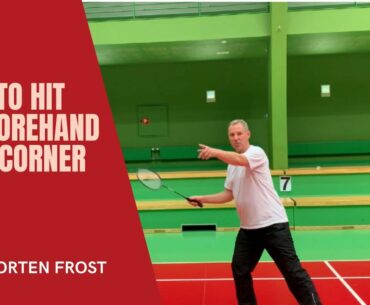 How to hit from the deep forehand corner | Coached by Morten Frost