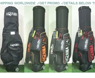 [Promo] $225.99 New Golf Club bag multifunctional Golf standard bag HONMA Tug bag Ultra light Nylon