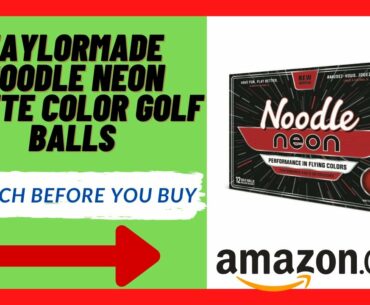TaylorMade Noodle Neon Matte Color Golf Balls