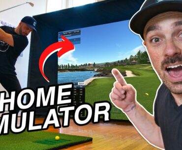 AFFORDABLE (AND EASY) HOME GOLF SIMULATOR BUILD
