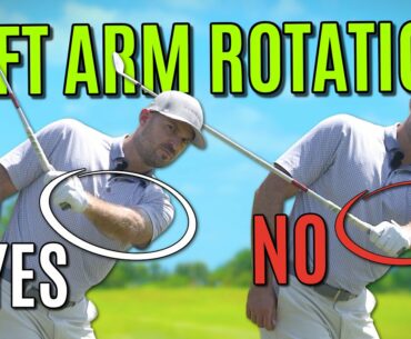 How To Rotate Your Left Arm In The Golf Swing