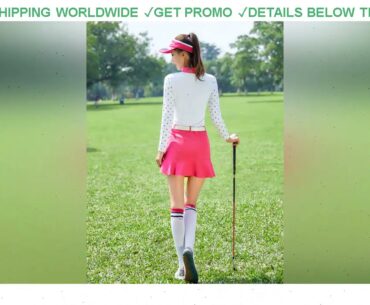 [Cheap] $55.97 MG Golf Clothes Women Sports Wear White Long Sleeve Shirt Autumn Slim Lady Spring Ro