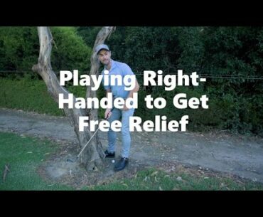 Blakey Plays Right-Handed and Gains Free Relief - Golf Rules Explained