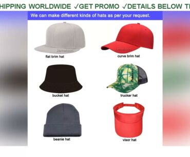 [Sale] $156 Logo customize cap small quantity custom snap close cap golf tennis dad hat sun visor h