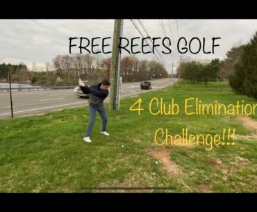 FREE REEFS GOLF - 4 Club Elimination Challenge | 3 Overtime Holes!!!