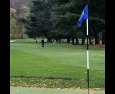 WAIT FOR IT! High Draw Side Spin Landing A Par 5 In 2 #Golf