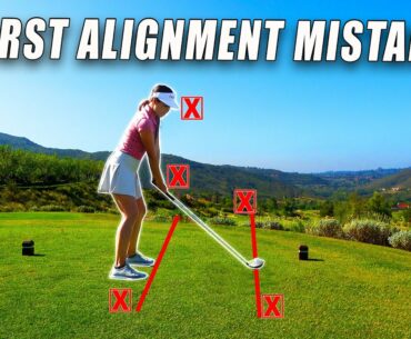 THE 5 BIGGEST MISTAKES ALL GOLFERS MAKE with Alignment