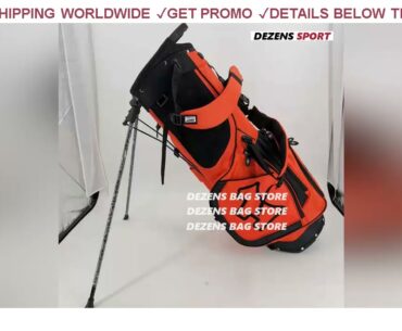 [Sale] $215 DEZENS NEW 8.5inch Standard Ball Cart Gray Golf Bag Cart Tripod Bag Stuff Golf Set