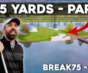 255 yrds PAR 3 - HARDEST golf course I’ve played #Break75 EP5