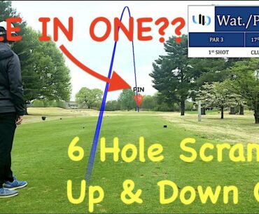 Did We Get a HOLE-IN-ONE on Video in Our Two-Man Scramble???
