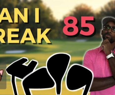 CAN I BREAK 85 WITH ONLY 4 CLUBS // How to manage your way around a golf course.
