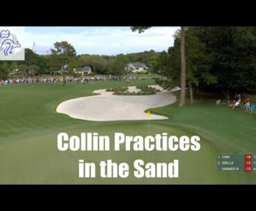 Collin Practices in the Sand - Golf Rules Explained