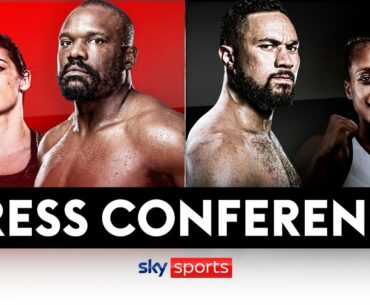 LIVE PRESS CONFERENCE! Derek Chisora vs Joseph Parker & Katie Taylor vs Tasha Jonas