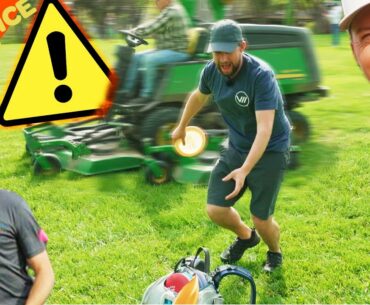 WARNING Hazardous Conditions on the Disc Golf Course! | Jones Gold Front 9 | Mic'd Up Practice Round
