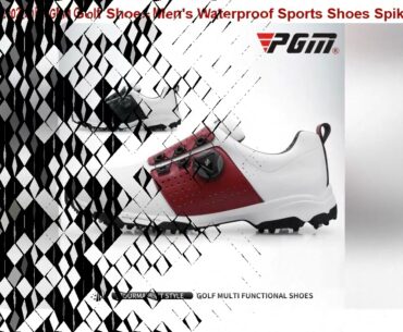 FreeShipping New Arrival 2020 PGM Golf Shoes Men's Waterproof Sports Shoes Spikes Anti-skid Sport S