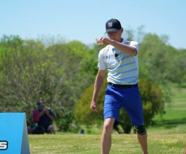 Ben Callaway has a lot of reasons to smile at the Dynamic Discs Open