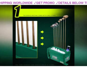 [DIscount] $153.75 Golf Ball Automatic Server Pitching Machine Robot Box Swing Trainer Club Rack Ca