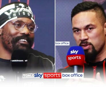 Derek Chisora & Joseph Parker come face-to-face before Saturday's heavyweight clash