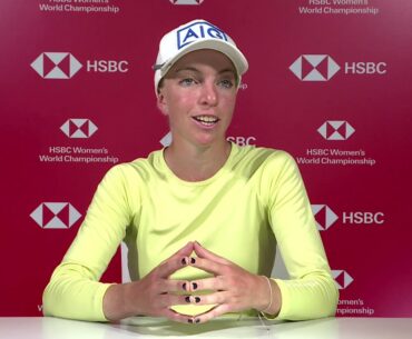 Sophia Popov: Thursday quotes 2021 HSBC Women's World Championship