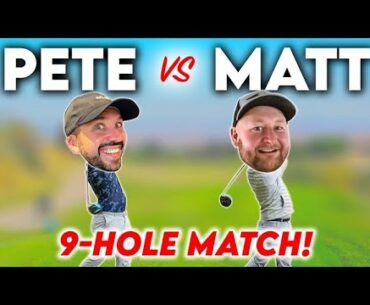 FIRST MATCH BACK! | 9-Hole Course Vlog | Matt Fryer vs Peter Finch