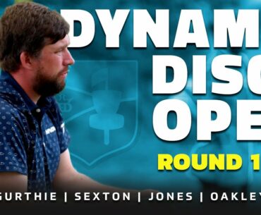 2021 Dynamic Discs Open | RD1, F9 | Gurthie, Sexton, Jones, Oakley | DISC GOLF COVERAGE