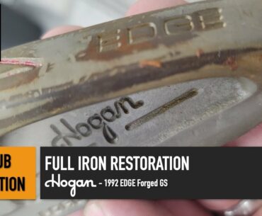 DIY Golf Club Restoration -  1992 Hogan Edge Forged GS