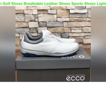 FreeShipping 2020 Autumn Golf Shoes Breathable Leather Shoes Sports Shoes Light Weight Men Golf Sho