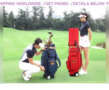 [Promo] $153.75 PGM golf standard ball bag men and womens multi functional consignment air bag with